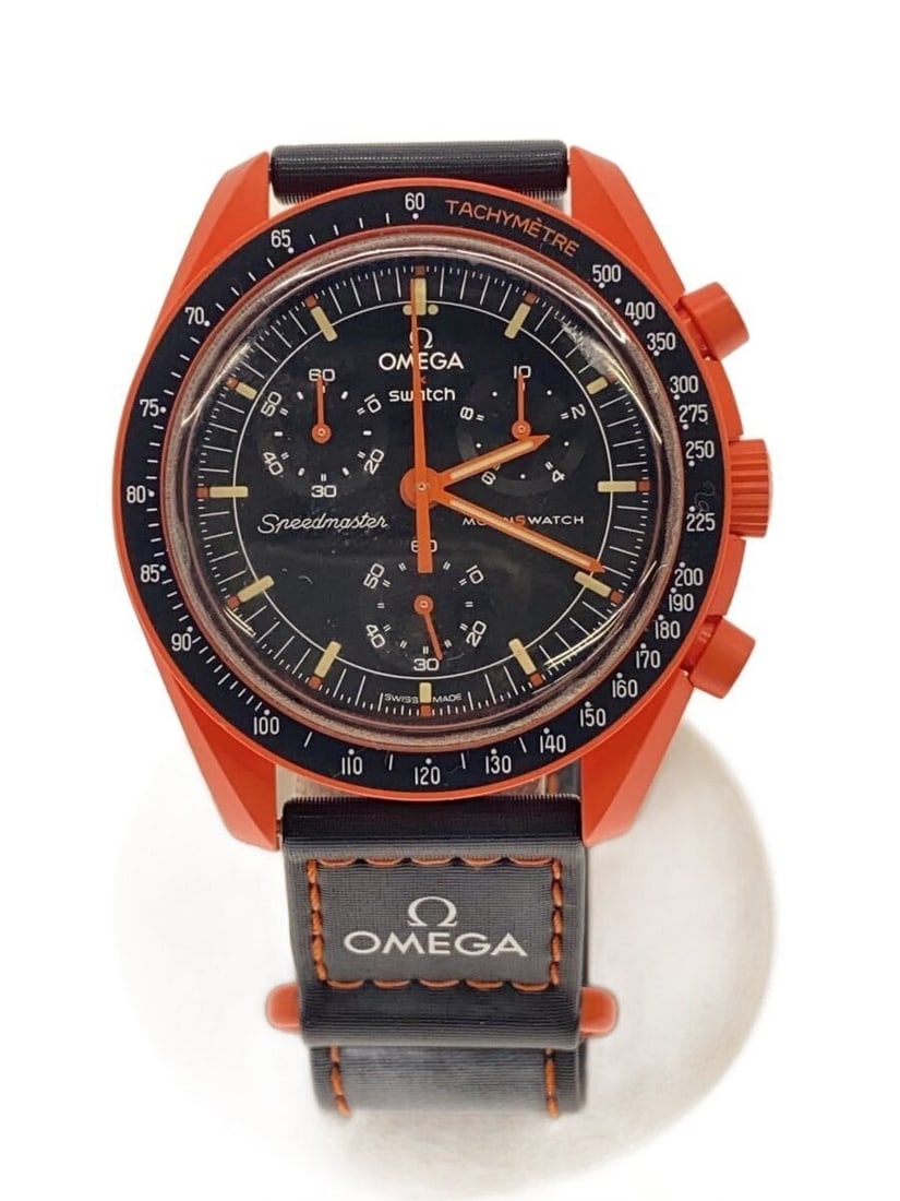 OmegaxSwatch Quartz Mission on Earth Men's Wristwatch SO330100 (1 of 6)