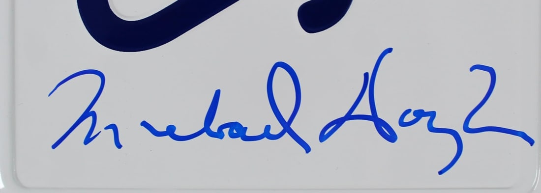 Michael Douglas Signed Falling Down License Plate BAS Authenticated - 5