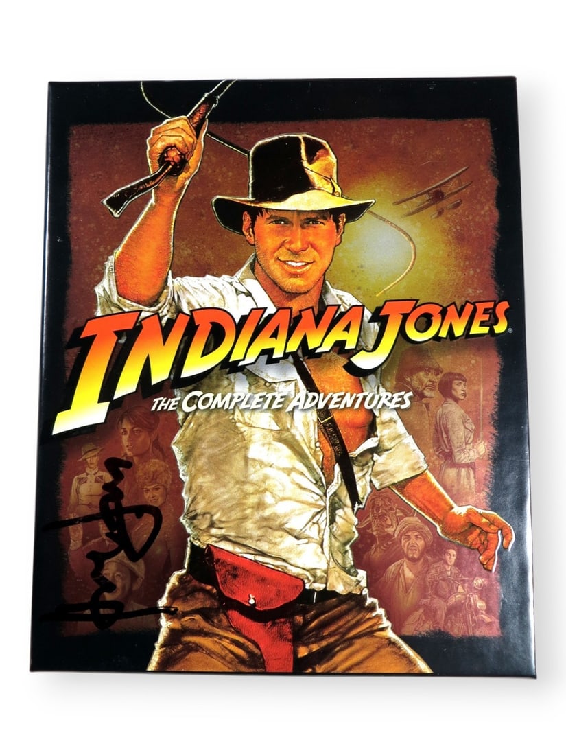 Harrison Ford Signed Indiana Jones Blu-ray DVD Cover Beckett Authenticated: Harrison Ford Signed Indiana Jones Blu-ray DVD Cover Beckett Authenticated This is an original signed Blu-ray DVD cover of Indiana Jones, featuring the autograph of Harrison Ford. This listing is for 