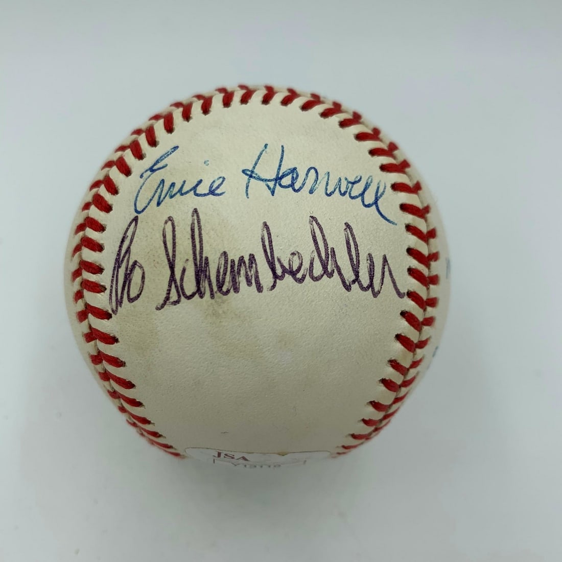 Rare Detroit Sports Legends Signed Baseball with JSA COA (1 of 9)