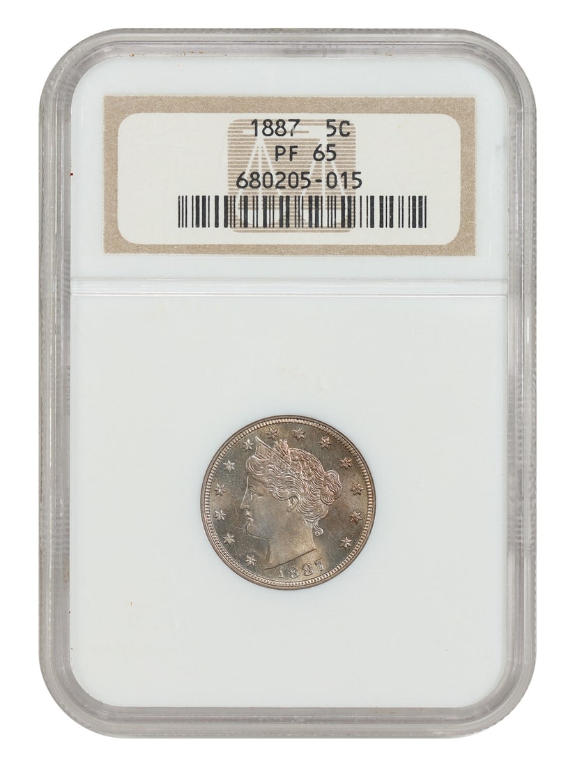 NGC PR65 1887 Liberty Nickel 5C Proof (1 of 6)