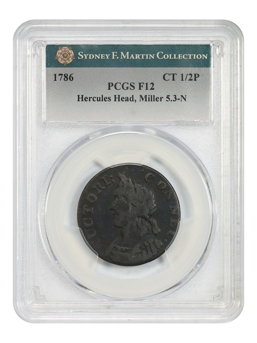 1786 Connecticut Colonial PCGS Fine 12 Hercules Head (1 of 4)