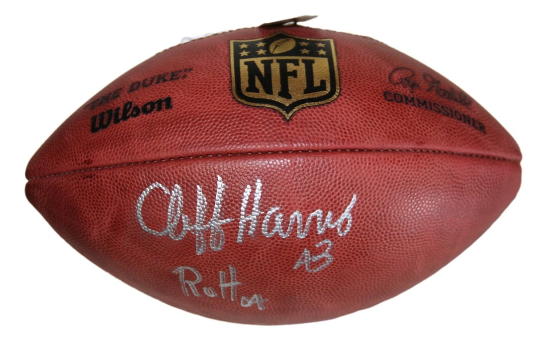 Dallas Cowboys football signed by Cliff Harris BAS authenticated (1 of 2)