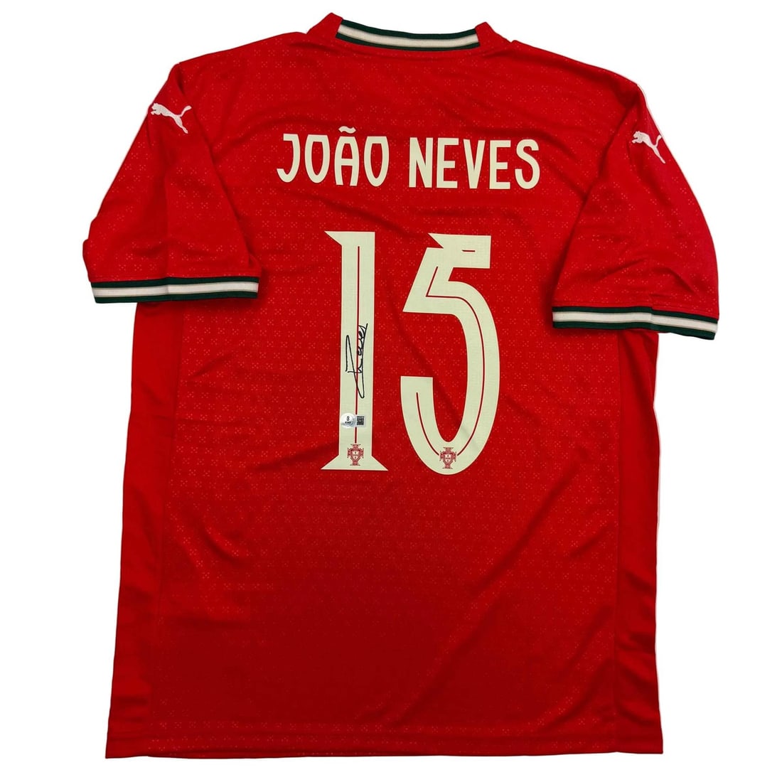 Joao Neves Autographed Portugal World Cup Jersey with JSA COA (1 of 4)