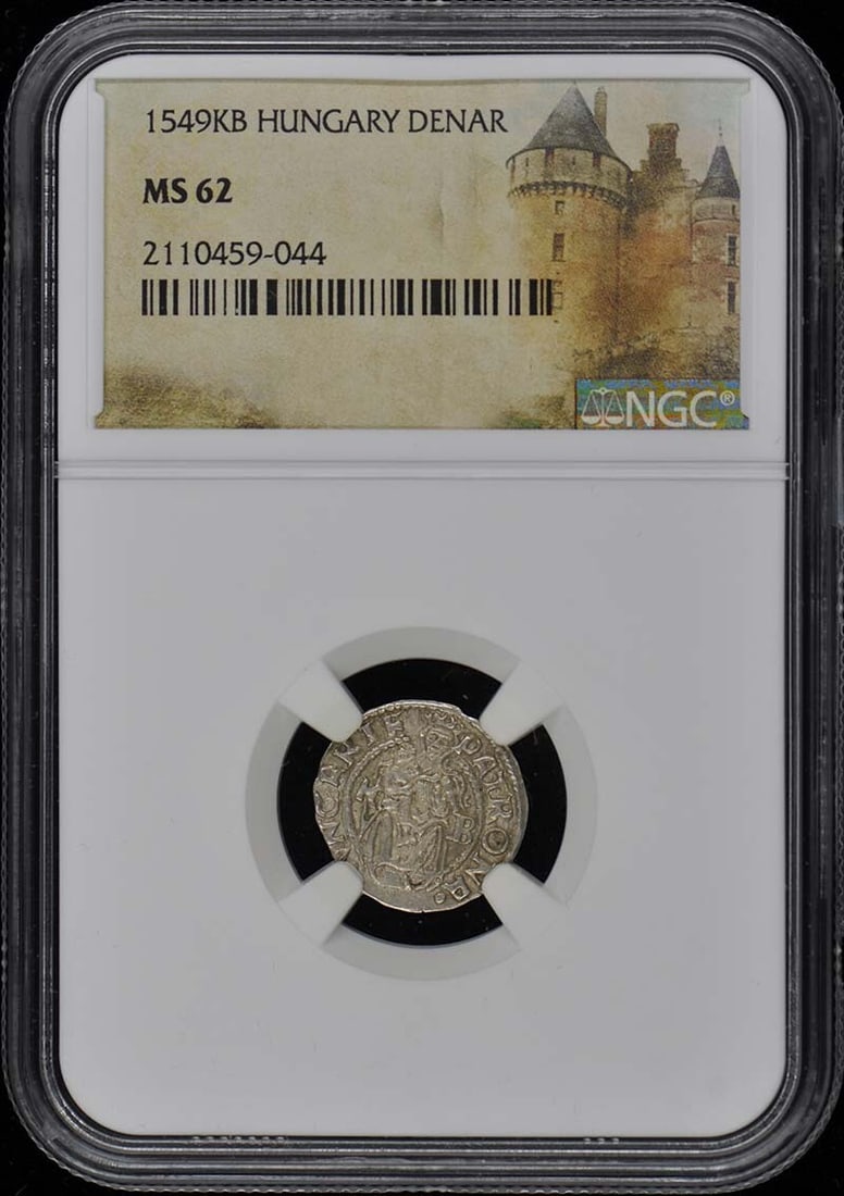 Uncirculated Hungary Denar Coin NGC MS62 Certified (1 of 2)