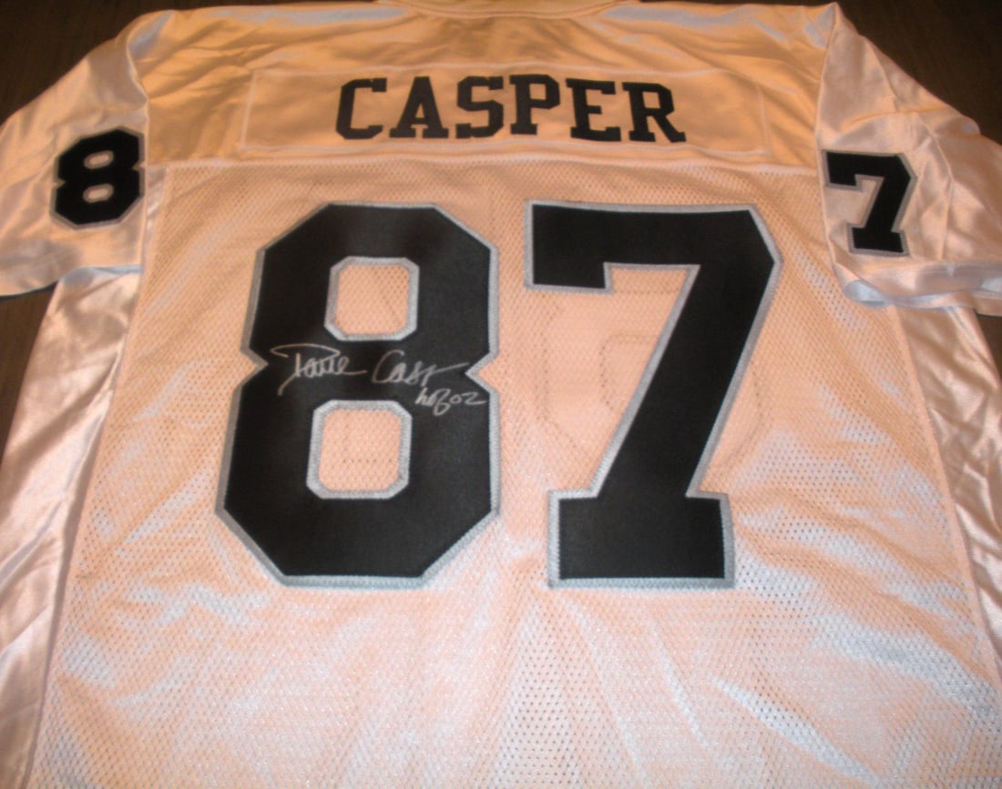 Signed Dave Casper Oakland Raiders Reebok Jersey With COA (1 of 2)