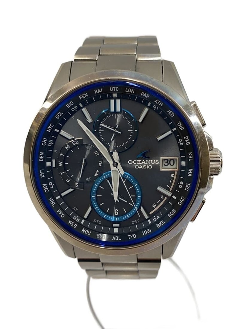 Casio Oceanus OCW-T2600-1AJF Men's Solar Radio Wristwatch: Casio Oceanus OCW-T2600-1AJF Men's Solar Radio Wristwatch This CASIO OCEANUS OCW-T2600-1AJF is a men's solar radio wristwatch from Japan. It features a slightly used condition and offers precise timek