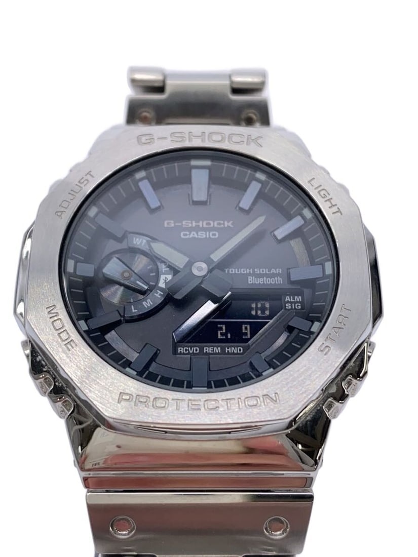 Casio G Shock GM-B2100D-1AJF Stainless Steel Wristwatch: Casio G Shock GM-B2100D-1AJF Stainless Steel Wristwatch This CASIO G-SHOCK GM-B2100D-1AJF men's wristwatch features a durable stainless steel construction and a sleek black color. Designed in Japan, i