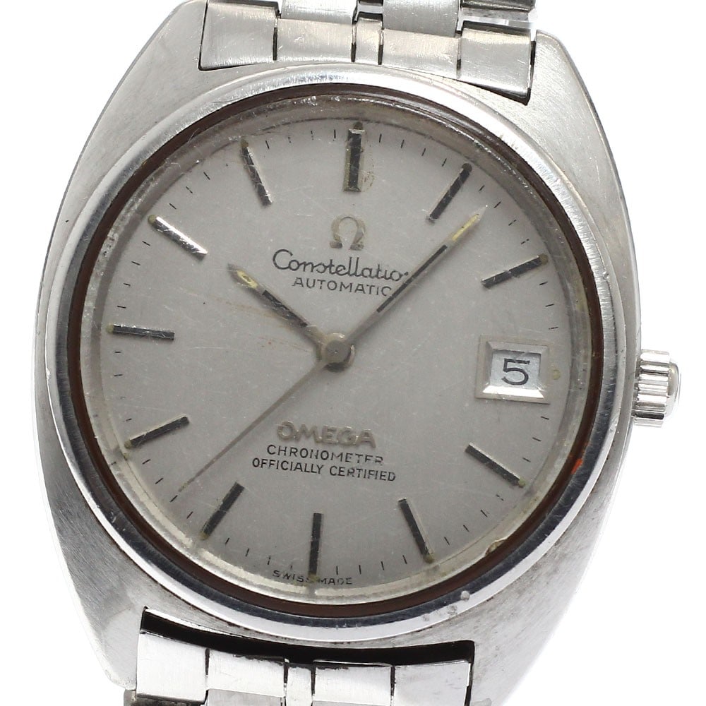 Omega Constellation Date Automatic Stainless Steel Men's Watch 168.0056 (1 of 9)