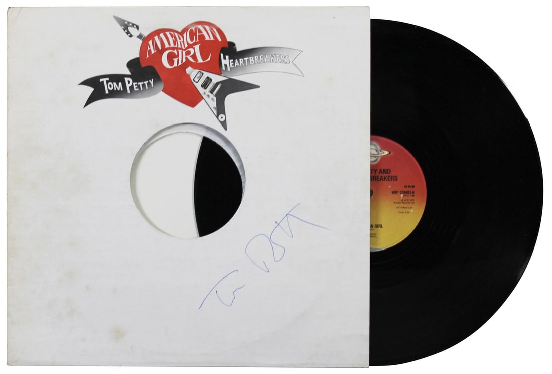 Tom Petty Signed American Girl Record Sleeve With Vinyl JSA Authenticated (1 of 6)