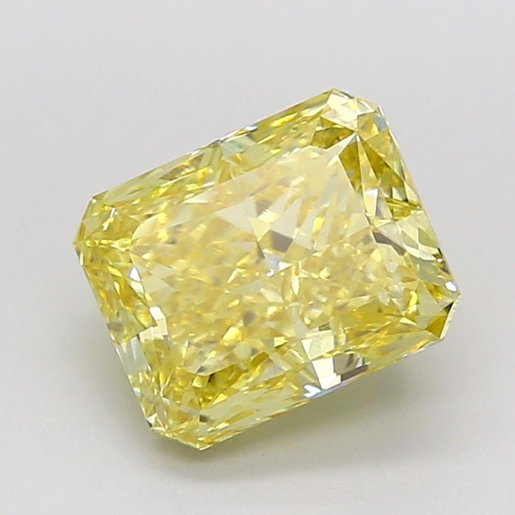 Loose Diamond - RADIANT 2.51ct Fancy Intense Yellow VS1: Loose Diamond - RADIANT 2.51ct Fancy Intense Yellow VS1 Source: This is a real non-mined Diamond that has been grown in a lab Shape: RADIANT Carats: 2.51 Color: Fancy Intense Yellow Certification: IGI