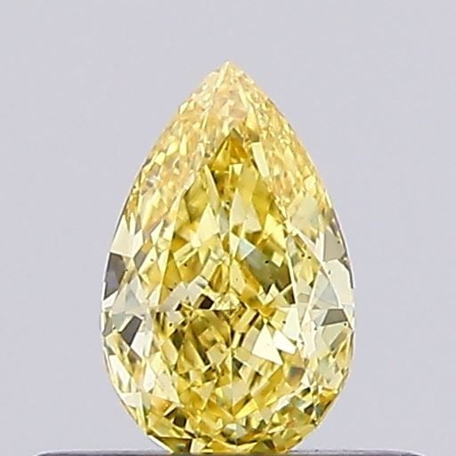 Loose Diamond - PEAR 0.28ct Fancy Intense Yellow VS1: Loose Diamond - PEAR 0.28ct Fancy Intense Yellow VS1 Source: This is a real non-mined Diamond that has been grown in a lab Shape: PEAR Carats: 0.28 Color: Fancy Intense Yellow Certification: NONE