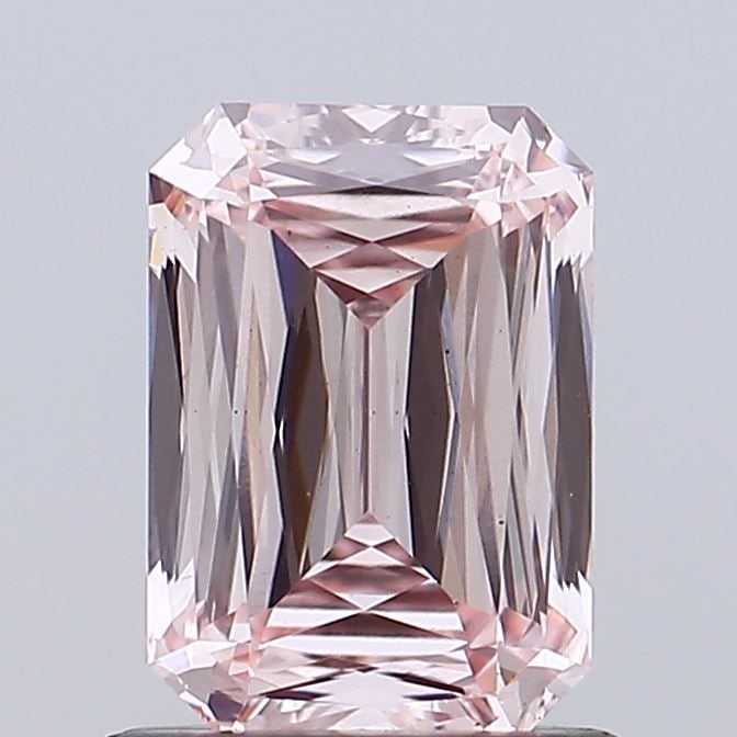 Loose Diamond - RADIANT 1.0ct Fancy Pink VS1: Loose Diamond - RADIANT 1.0ct Fancy Pink VS1 Source: This is a real non-mined Diamond that has been grown in a lab Shape: RADIANT Carats: 1.0 Color: Fancy Pink Certification: IGI Video: