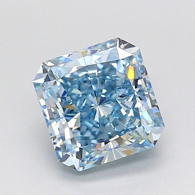 Loose Diamond - SQUARE RADIANT 1.56ct Blue VS1: Loose Diamond - SQUARE RADIANT 1.56ct Blue VS1 Source: This is a real non-mined Diamond that has been grown in a lab Shape: SQUARE RADIANT Carats: 1.56 Color: Blue Certification: NONE Video:
