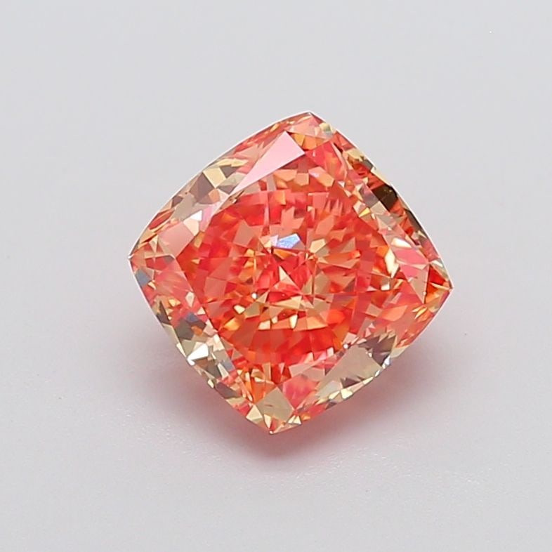 Loose Diamond - CUSHION MODIFIED 3.56ct Fancy Yellowish Orange VS1: Loose Diamond - CUSHION MODIFIED 3.56ct Fancy Yellowish Orange VS1 Source: This is a real non-mined Diamond that has been grown in a lab Shape: CUSHION MODIFIED Carats: 3.56 Color: Fancy Yellowish