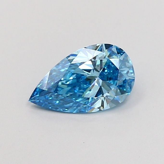 Loose Diamond - PEAR 1.0ct Fancy Vivid Blue SI1: Loose Diamond - PEAR 1.0ct Fancy Vivid Blue SI1 Source: This is a real non-mined Diamond that has been grown in a lab Shape: PEAR Carats: 1.0 Color: Fancy Vivid Blue Certification: IGI Video: