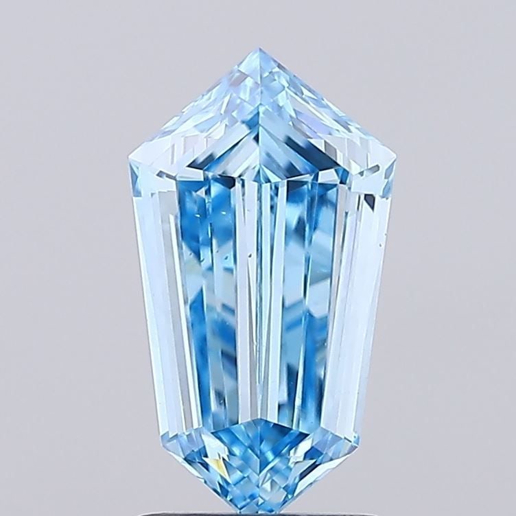 Loose Diamond - HEXAGONAL 1.7ct Fancy Vivid Blue VVS2: Loose Diamond - HEXAGONAL 1.7ct Fancy Vivid Blue VVS2 Source: This is a real non-mined Diamond that has been grown in a lab Shape: HEXAGONAL Carats: 1.7 Color: Fancy Vivid Blue Certification: IGI Addi