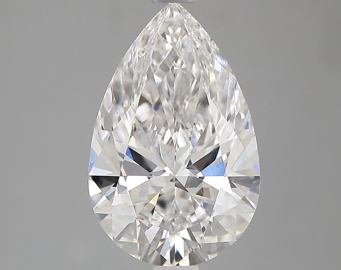 Loose Diamond - PEAR 2.23ct E VVS2: Loose Diamond - PEAR 2.23ct E VVS2 Source: This is a real non-mined Diamond that has been grown in a lab Shape: PEAR Carats: 2.23 Color: E Clarity: VVS2 Certification: IGI Video: