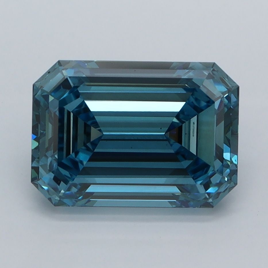 Loose Diamond - EMERALD 3.06ct Fancy Intense Blue VS1: Loose Diamond - EMERALD 3.06ct Fancy Intense Blue VS1 Source: This is a real non-mined Diamond that has been grown in a lab Shape: EMERALD Carats: 3.06 Color: Fancy Intense Blue Certification: IGI Vid