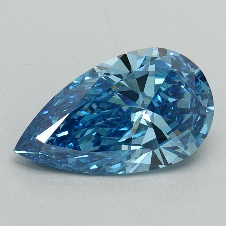 Loose Diamond - PEAR 1.5ct Fancy Vivid Blue VS1: Loose Diamond - PEAR 1.5ct Fancy Vivid Blue VS1 Source: This is a real non-mined Diamond that has been grown in a lab Shape: PEAR Carats: 1.5 Color: Fancy Vivid Blue Certification: IGI Video: