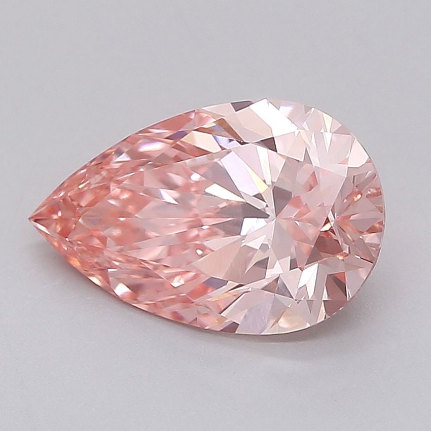 Loose Diamond - PEAR 3.03ct Fancy Vivid Pink VVS2: Loose Diamond - PEAR 3.03ct Fancy Vivid Pink VVS2 Source: This is a real non-mined Diamond that has been grown in a lab Shape: PEAR Carats: 3.03 Color: Fancy Vivid Pink Certification: IGI Video: