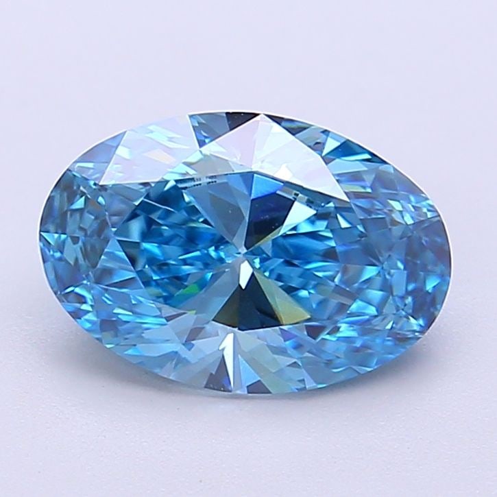 Loose Diamond - OVAL 2.0ct Fancy Vivid Blue VS1: Loose Diamond - OVAL 2.0ct Fancy Vivid Blue VS1 Source: This is a real non-mined Diamond that has been grown in a lab Shape: OVAL Carats: 2.0 Color: Fancy Vivid Blue Certification: IGI Video: Video