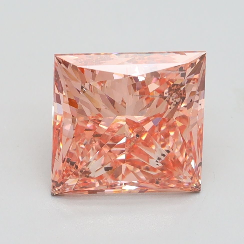 Loose Diamond - PRINCESS 3.0ct Fancy Intense Pink SI2: Loose Diamond - PRINCESS 3.0ct Fancy Intense Pink SI2 Source: This is a real non-mined Diamond that has been grown in a lab Shape: PRINCESS Carats: 3.0 Color: Fancy Intense Pink Certification: IGI
