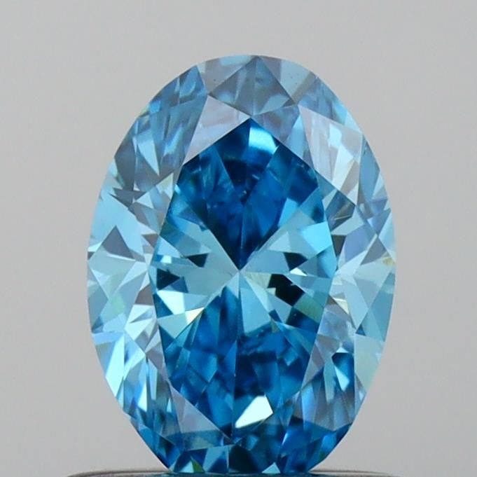 Loose Diamond - OVAL 0.62ct Fancy Vivid Blue VS1: Loose Diamond - OVAL 0.62ct Fancy Vivid Blue VS1 Source: This is a real non-mined Diamond that has been grown in a lab Shape: OVAL Carats: 0.62 Color: Fancy Vivid Blue Certification: IGI Video: