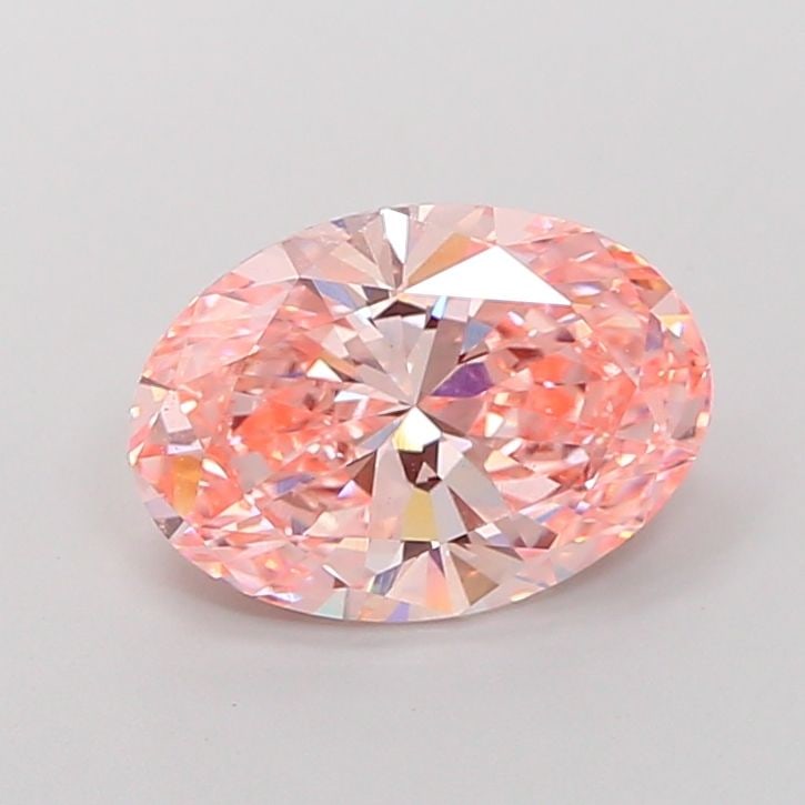 Loose Diamond - OVAL 3.01ct Fancy Vivid Pink VS1: Loose Diamond - OVAL 3.01ct Fancy Vivid Pink VS1 Source: This is a real non-mined Diamond that has been grown in a lab Shape: OVAL Carats: 3.01 Color: Fancy Vivid Pink Certification: IGI Video: