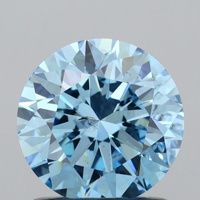 Loose Diamond - ROUND 1.14ct Fancy Vivid Blue SI2: Loose Diamond - ROUND 1.14ct Fancy Vivid Blue SI2 Source: This is a real non-mined Diamond that has been grown in a lab Shape: ROUND Carats: 1.14 Color: Fancy Vivid Blue Certification: IGI Video: