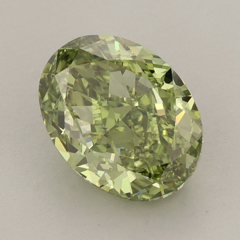Loose Diamond - OVAL 2.27ct Fancy Vivid Green VVS2: Loose Diamond - OVAL 2.27ct Fancy Vivid Green VVS2 Source: This is a real non-mined Diamond that has been grown in a lab Shape: OVAL Carats: 2.27 Color: Fancy Vivid Green Certification: IGI Video: