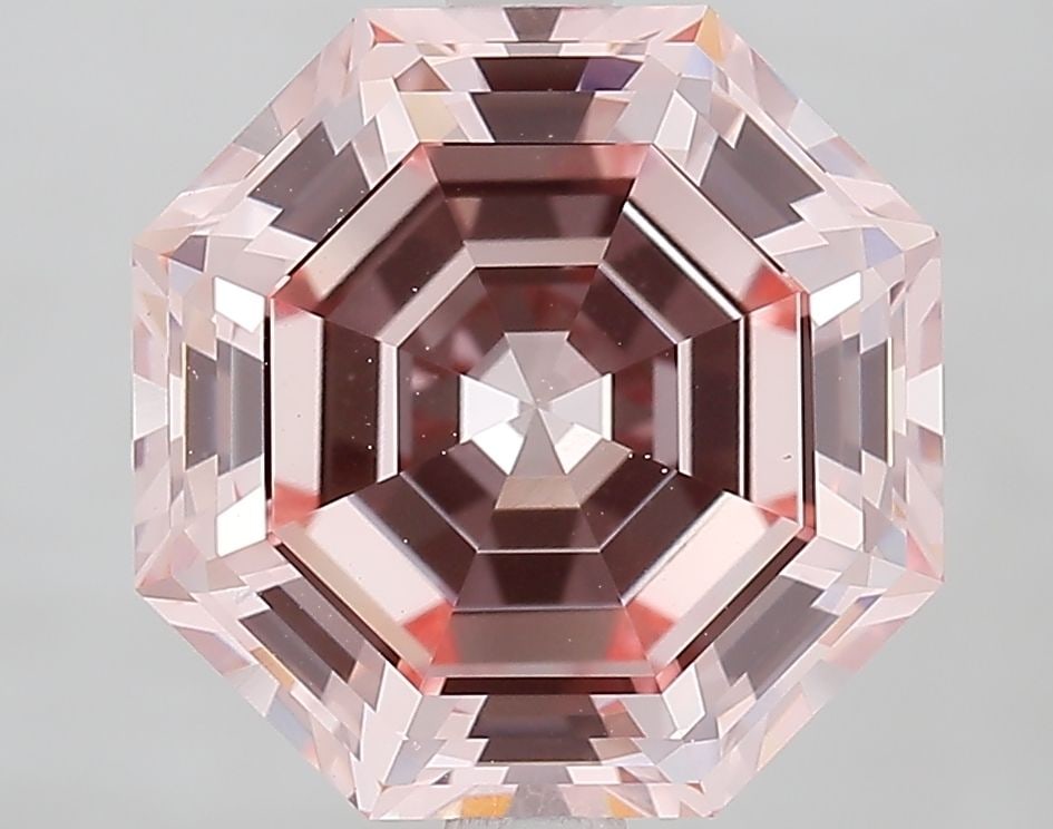 Loose Diamond - OCTAGONAL 4.1ct Fancy Intense Pink VVS2: Loose Diamond - OCTAGONAL 4.1ct Fancy Intense Pink VVS2 Source: This is a real non-mined Diamond that has been grown in a lab Shape: OCTAGONAL Carats: 4.1 Color: Fancy Intense Pink Certification: IGI 