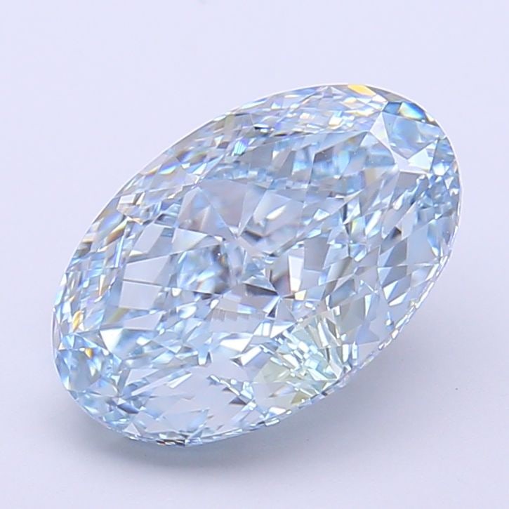 Loose Diamond - OVAL 3.39ct Fancy Vivid Blue VS1: Loose Diamond - OVAL 3.39ct Fancy Vivid Blue VS1 Source: This is a real non-mined Diamond that has been grown in a lab Shape: OVAL Carats: 3.39 Color: Fancy Vivid Blue Certification: IGI Video: