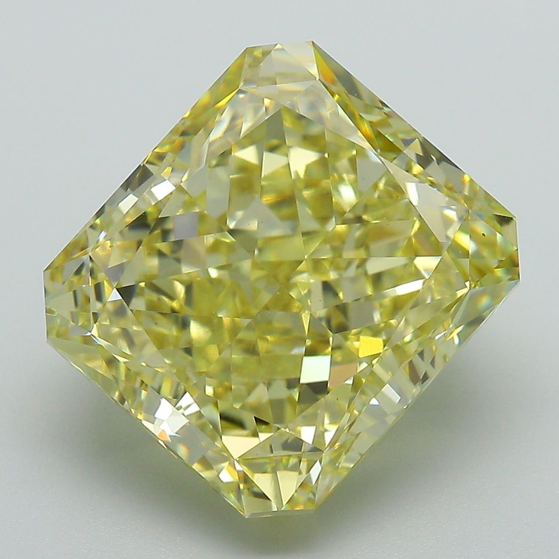 Loose Diamond - RADIANT 11.02ct Fancy Intense Yellow VS1: Loose Diamond - RADIANT 11.02ct Fancy Intense Yellow VS1 Source: This is a real non-mined Diamond that has been grown in a lab Shape: RADIANT Carats: 11.02 Color: Fancy Intense Yellow Certification: I