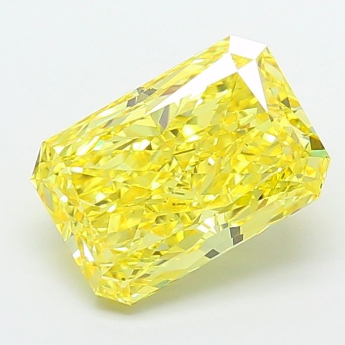 Loose Diamond - RADIANT 4.05ct Fancy Vivid Yellow VS1: Loose Diamond - RADIANT 4.05ct Fancy Vivid Yellow VS1 Source: This is a real non-mined Diamond that has been grown in a lab Shape: RADIANT Carats: 4.05 Color: Fancy Vivid Yellow Certification: IGI Vid