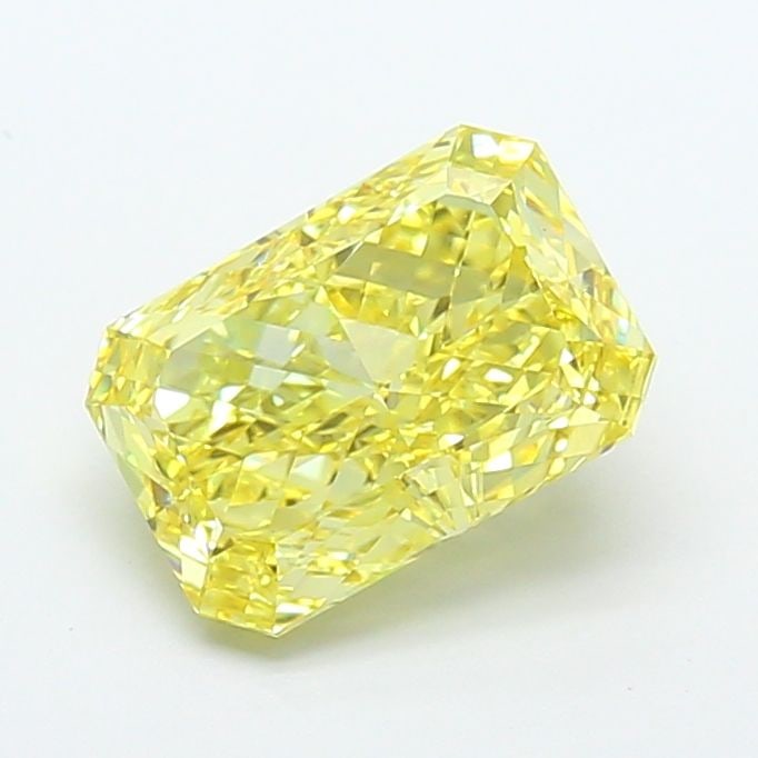 Loose Diamond - RADIANT 4.08ct Fancy Vivid Yellow VS1: Loose Diamond - RADIANT 4.08ct Fancy Vivid Yellow VS1 Source: This is a real non-mined Diamond that has been grown in a lab Shape: RADIANT Carats: 4.08 Color: Fancy Vivid Yellow Certification: IGI Vid