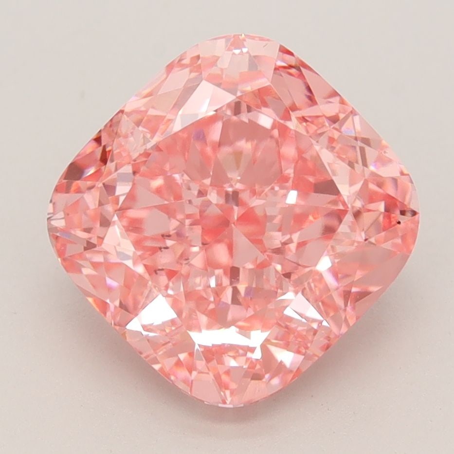 Loose Diamond - CUSHION MODIFIED 4.08ct Fancy Vivid Pink VS1: Loose Diamond - CUSHION MODIFIED 4.08ct Fancy Vivid Pink VS1 Source: This is a real non-mined Diamond that has been grown in a lab Shape: CUSHION MODIFIED Carats: 4.08 Color: Fancy Vivid Pink Certific