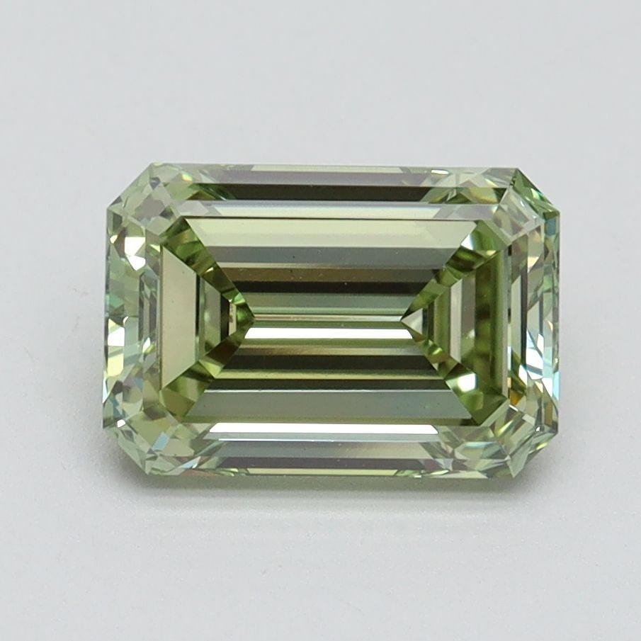 Loose Diamond - EMERALD 1.9ct Fancy Intense Green VS1: Loose Diamond - EMERALD 1.9ct Fancy Intense Green VS1 Source: This is a real non-mined Diamond that has been grown in a lab Shape: EMERALD Carats: 1.9 Color: Fancy Intense Green Certification: IGI Vid