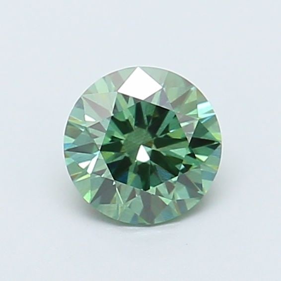 Loose Diamond - ROUND 0.7ct Fancy Vivid Green SI1: Loose Diamond - ROUND 0.7ct Fancy Vivid Green SI1 Source: This is a real non-mined Diamond that has been grown in a lab Shape: ROUND Carats: 0.7 Color: Fancy Vivid Green Certification: IGI Video: