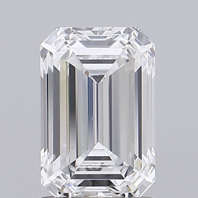 Loose Diamond - EMERALD 1.37ct D VS1: Loose Diamond - EMERALD 1.37ct D VS1 Source: This is a real non-mined Diamond that has been grown in a lab Shape: EMERALD Carats: 1.37 Color: D Clarity: VS1 Certification: IGI Video: