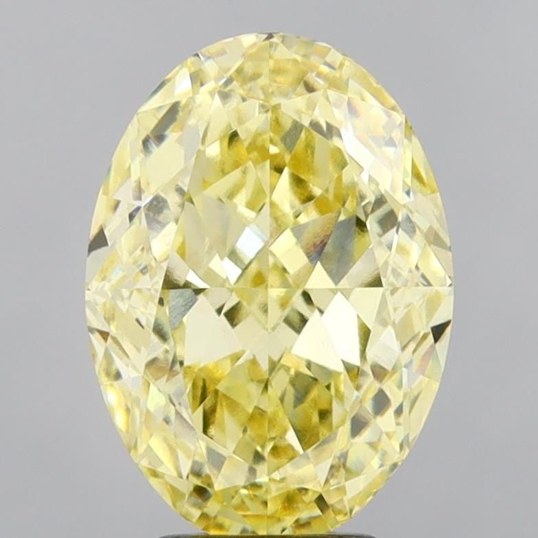 Loose Diamond - OVAL 5.07ct Fancy Yellow VVS2: Loose Diamond - OVAL 5.07ct Fancy Yellow VVS2 Source: This is a real non-mined Diamond that has been grown in a lab Shape: OVAL Carats: 5.07 Color: Fancy Yellow Certification: IGI Video: Video Link