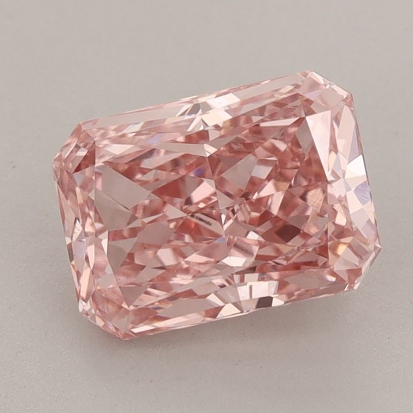 Loose Diamond - RADIANT 2.09ct Fancy Vivid Pink VS1: Loose Diamond - RADIANT 2.09ct Fancy Vivid Pink VS1 Source: This is a real non-mined Diamond that has been grown in a lab Shape: RADIANT Carats: 2.09 Color: Fancy Vivid Pink Certification: IGI Video: