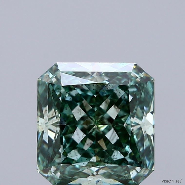 Loose Diamond - RADIANT 2.51ct Fancy Vivid Green SI2 (1 of 1)