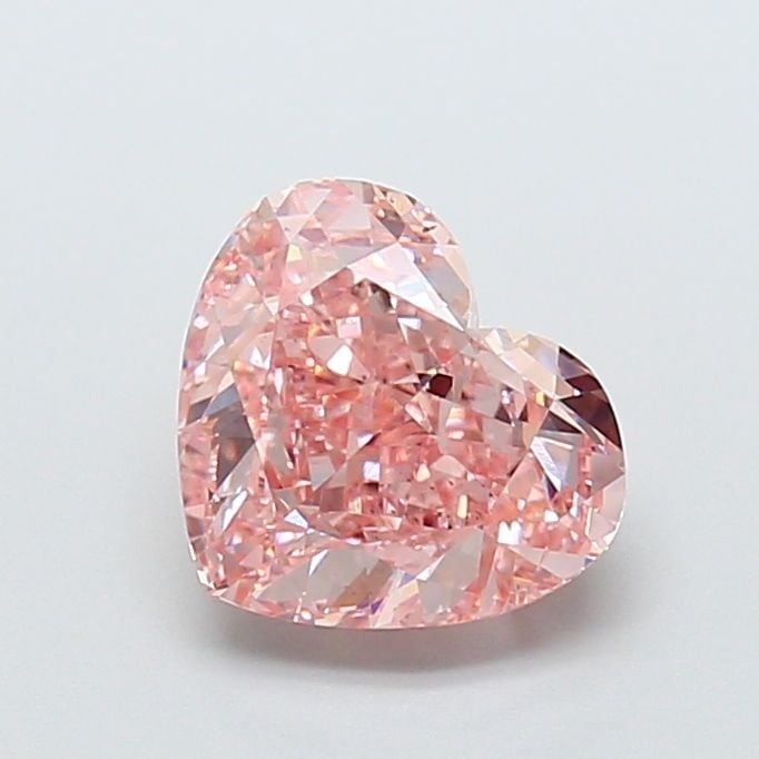 Loose Diamond - HEART 3.51ct Fancy Vivid Pink VS2: Loose Diamond - HEART 3.51ct Fancy Vivid Pink VS2 Source: This is a real non-mined Diamond that has been grown in a lab Shape: HEART Carats: 3.51 Color: Fancy Vivid Pink Certification: IGI Video: