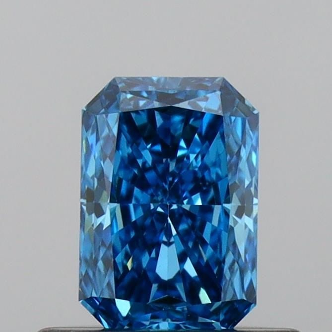 Loose Diamond - RADIANT 0.45ct Fancy Vivid Blue VVS2: Loose Diamond - RADIANT 0.45ct Fancy Vivid Blue VVS2 Source: This is a real non-mined Diamond that has been grown in a lab Shape: RADIANT Carats: 0.45 Color: Fancy Vivid Blue Certification: IGI Video: