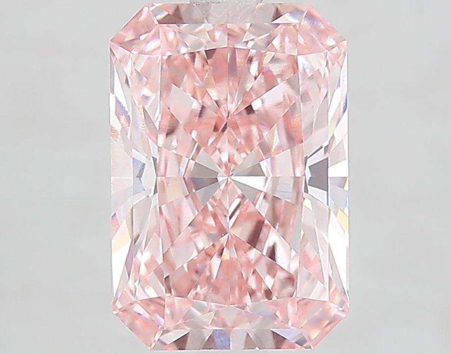 Loose Diamond - RADIANT 3.08ct Fancy Vivid Pink VVS2: Loose Diamond - RADIANT 3.08ct Fancy Vivid Pink VVS2 Source: This is a real non-mined Diamond that has been grown in a lab Shape: RADIANT Carats: 3.08 Color: Fancy Vivid Pink Certification: IGI Video: