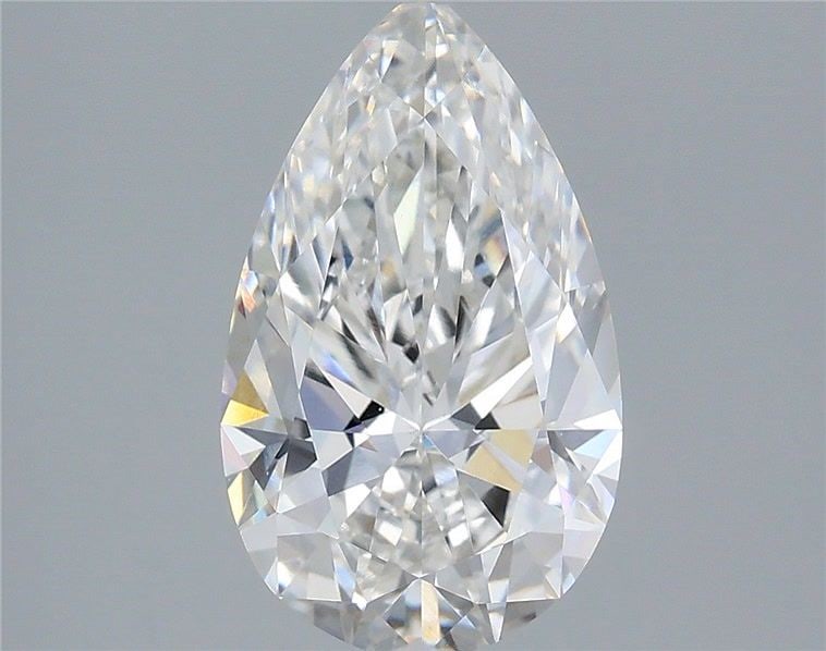 Loose Diamond - PEAR 2.5ct F VS1: Loose Diamond - PEAR 2.5ct F VS1 Source: This is a real non-mined Diamond that has been grown in a lab Shape: PEAR Carats: 2.5 Color: F Clarity: VS1 Certification: IGI Video: