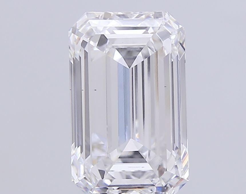 Loose Diamond - EMERALD 9.05ct E VS1: Loose Diamond - EMERALD 9.05ct E VS1 Source: This is a real non-mined Diamond that has been grown in a lab Shape: EMERALD Carats: 9.05 Color: E Clarity: VS1 Certification: IGI Video: