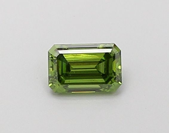 Loose Diamond - EMERALD 0.29ct Fancy Vivid Green VS1: Loose Diamond - EMERALD 0.29ct Fancy Vivid Green VS1 Source: This is a real non-mined Diamond that has been grown in a lab Shape: EMERALD Carats: 0.29 Color: Fancy Vivid Green Certification: IGI Video