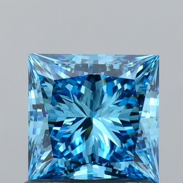 Loose Diamond - PRINCESS 1.01ct Fancy Vivid Blue VS1: Loose Diamond - PRINCESS 1.01ct Fancy Vivid Blue VS1 Source: This is a real non-mined Diamond that has been grown in a lab Shape: PRINCESS Carats: 1.01 Color: Fancy Vivid Blue Certification: IGI Video